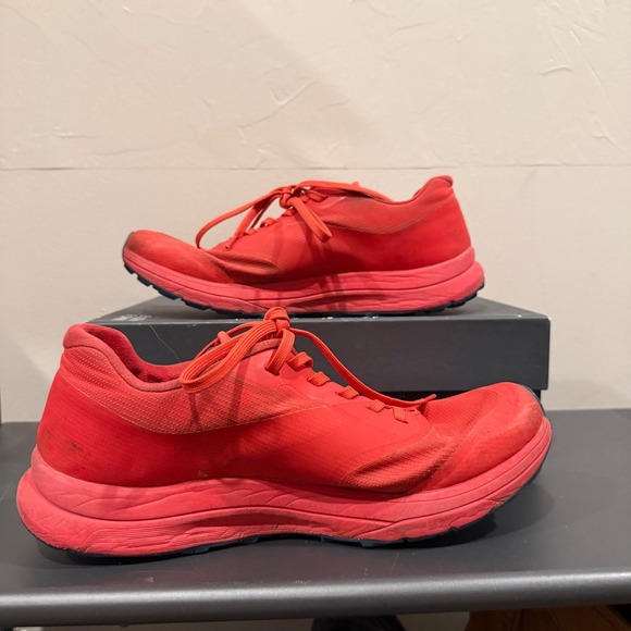 Arc\'teryx Norvan LD Red Trail‎ Running Shoes Vibram Sole Men\'s 9 UK 8.5